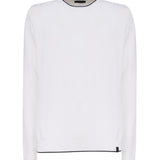 Maglioncino in cotone con collo tondo NMMC1482350 VTN2091 FAY 