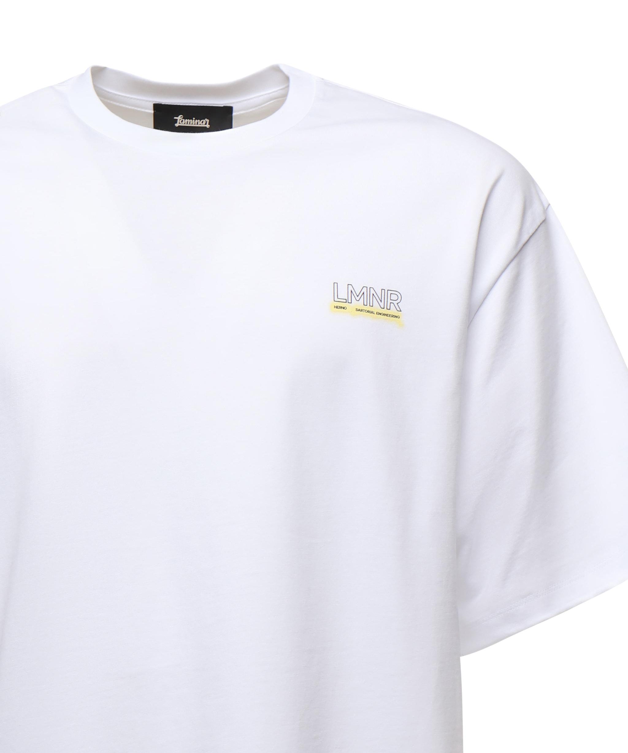 T-shirt in jersey con stampa JG00060U52000 1000 HERNO 