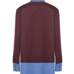 Camicia In Cashmere E Popeline MK1962 17HJF041F MIU MIU 