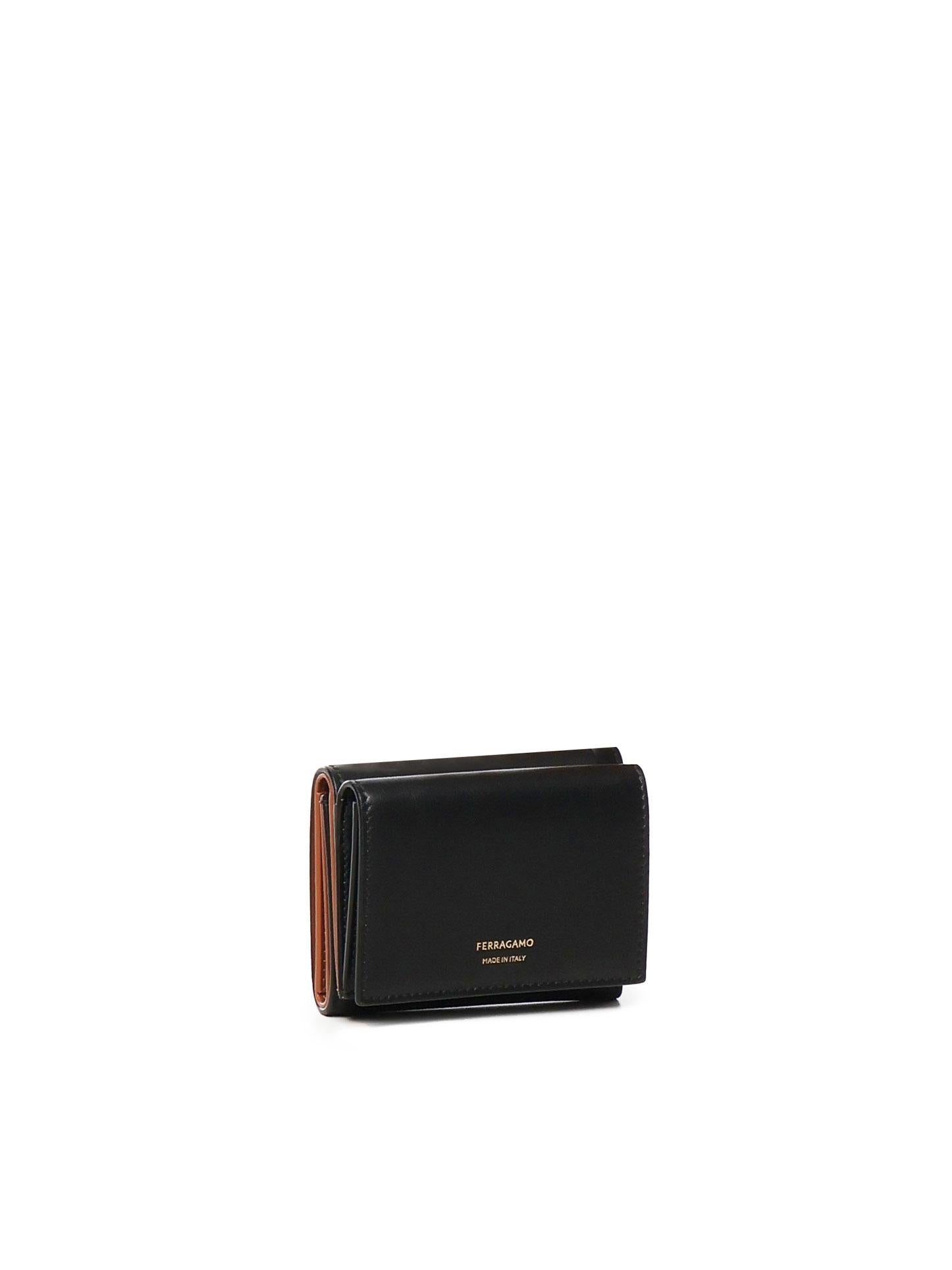 Portafoglio trifold bicolore 220867 779959001 FERRAGAMO 
