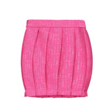 Minigonna plissettata Tailleur AUW4MAE PINK ALBERTO AUDENINO 