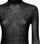 Maglia in lana con micro paillettes 105821 A2PMZ99 PINKO 