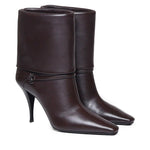 Stivaletti niki in pelle liscia 801393 AADV22245 SAINT LAURENT 