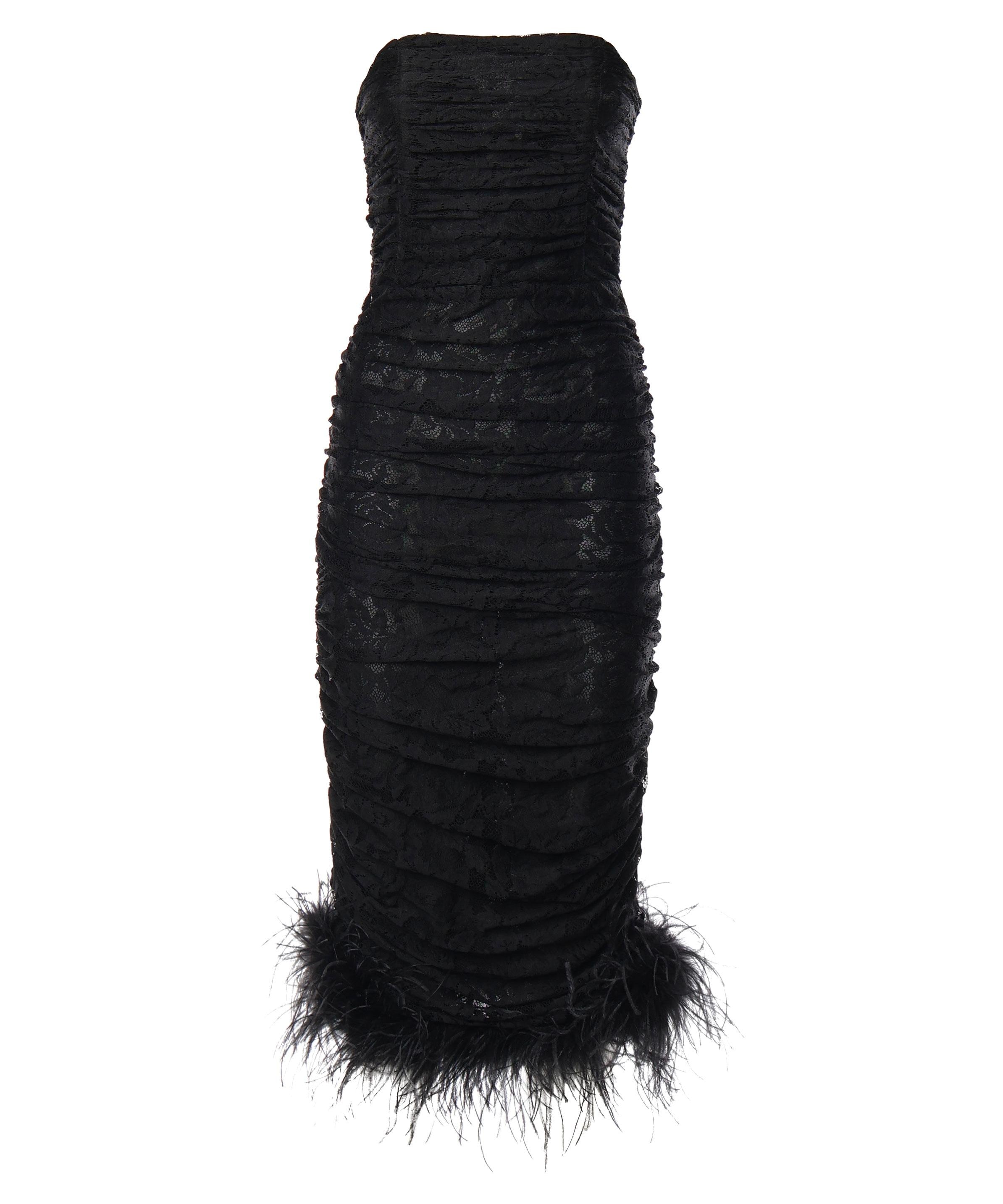 Midi dress in pizzo AUW4LACE BLACK ALBERTO AUDENINO 