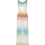 Abito copricostume lungo in viscosa lamé MC26SQ02 BR014HSM9X1 MISSONI 