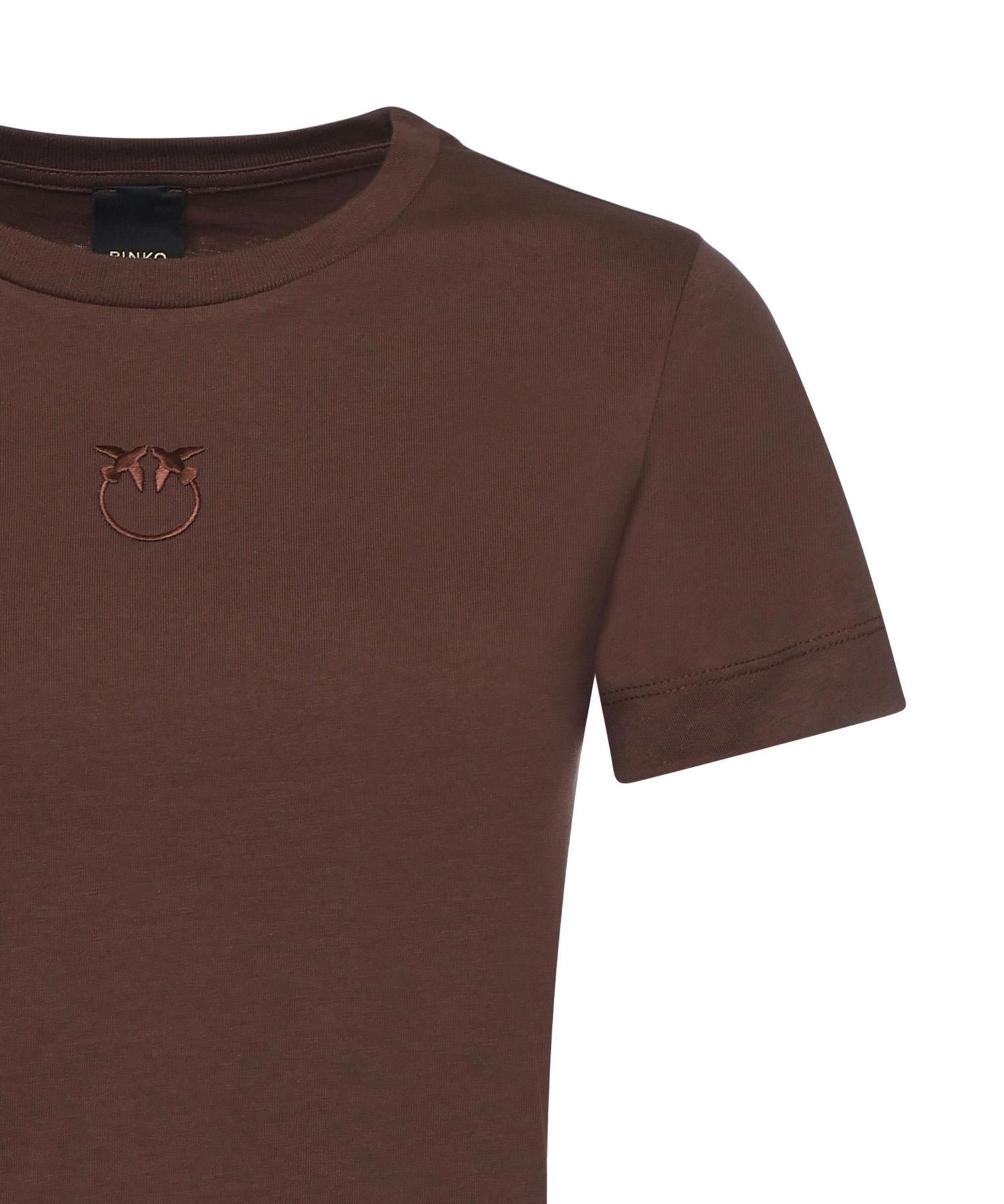 T-shirt con logo Love Birds 100355 A339L78 PINKO 