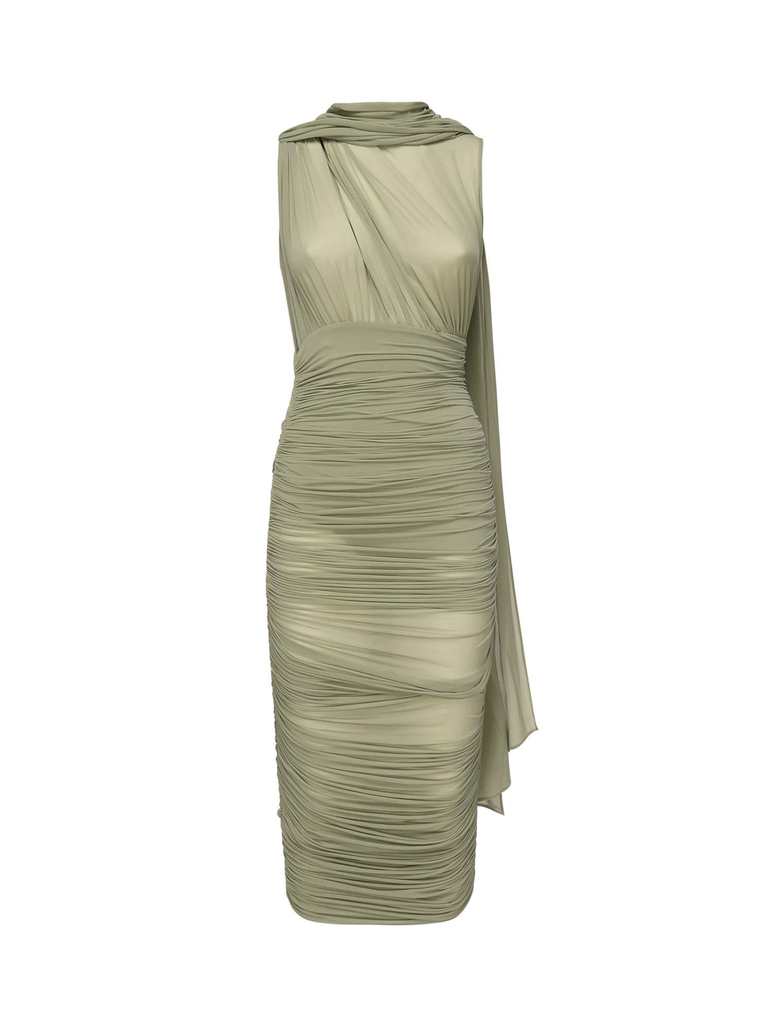 Abito midi drappeggiato 1887250000023  MAGDA BUTRYM 