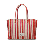 Borsa shopping con logo 73BS9MV01R ILENEROSSO/MULTICOLOR V° 73 