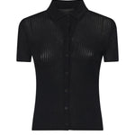 Camicia in maglia di viscosa e cotone 857233 T52371000 BALENCIAGA 