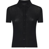 Camicia in maglia di viscosa e cotone 857233 T52371000 BALENCIAGA 