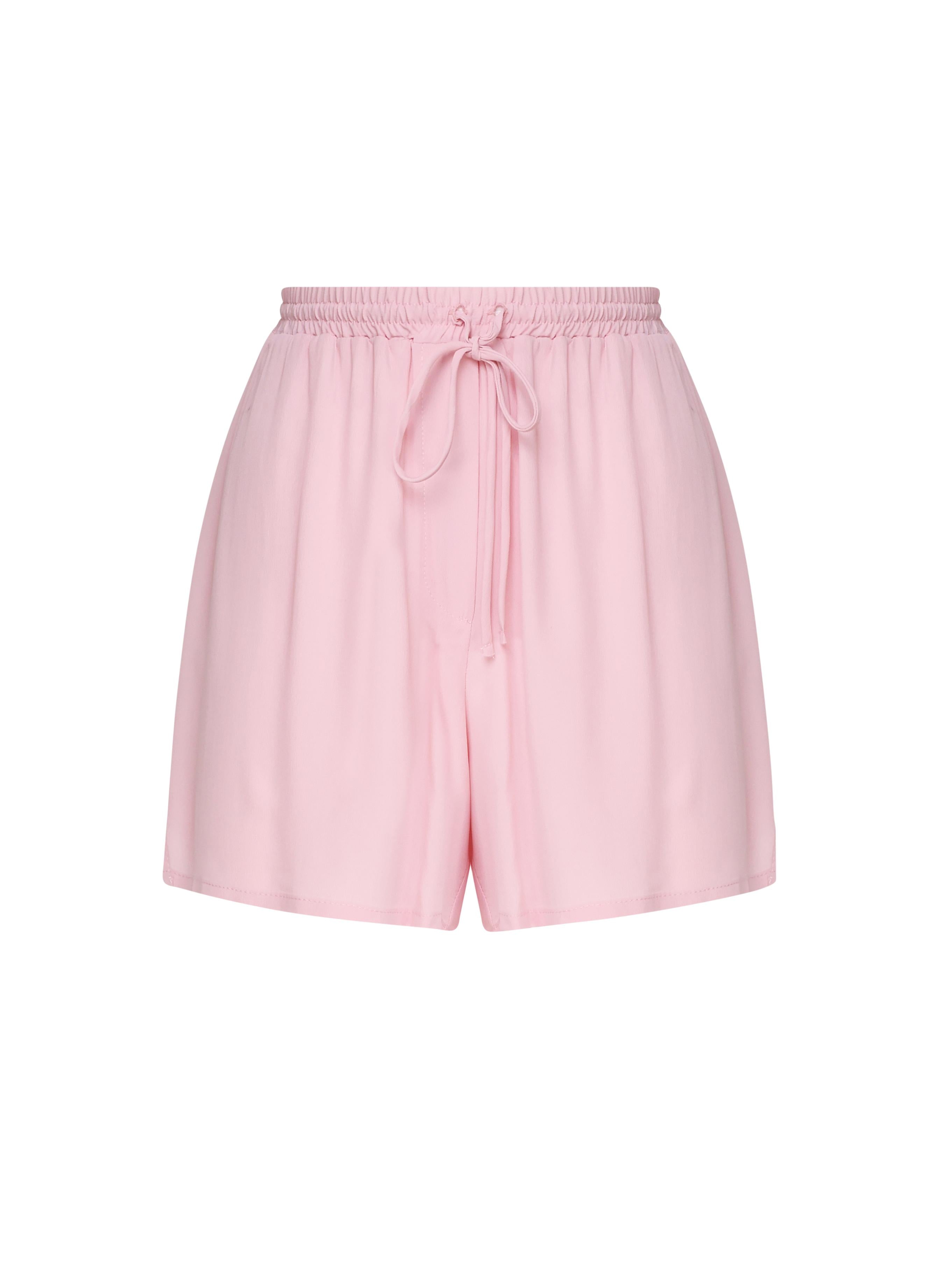 Shorts in misto seta DP9470 -MARSHMALLOW OTTOD'AME 