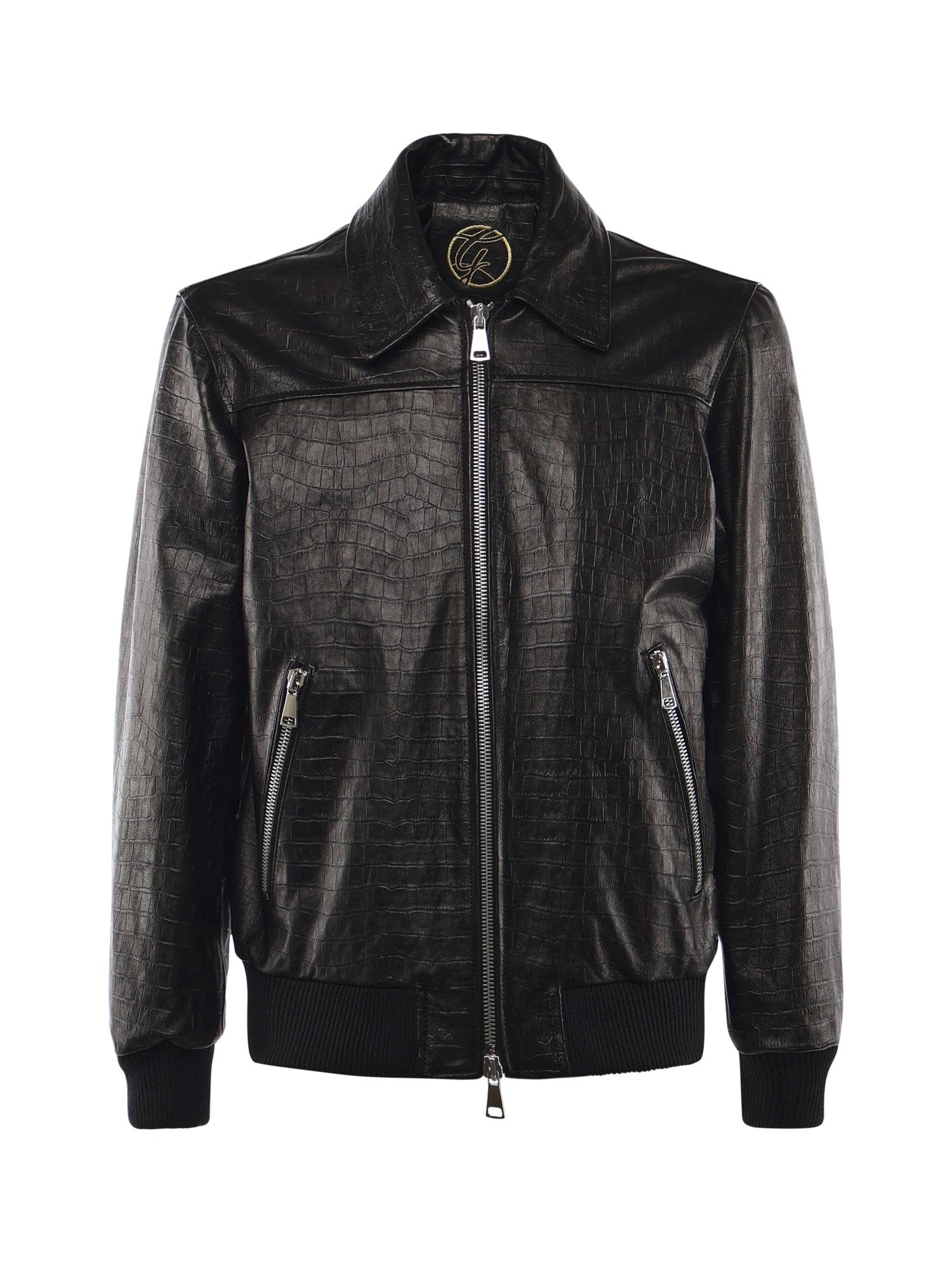 Bomber GoodFellas in pelle MIAMI VICE COCCONERO GIULIANO GALIANO 