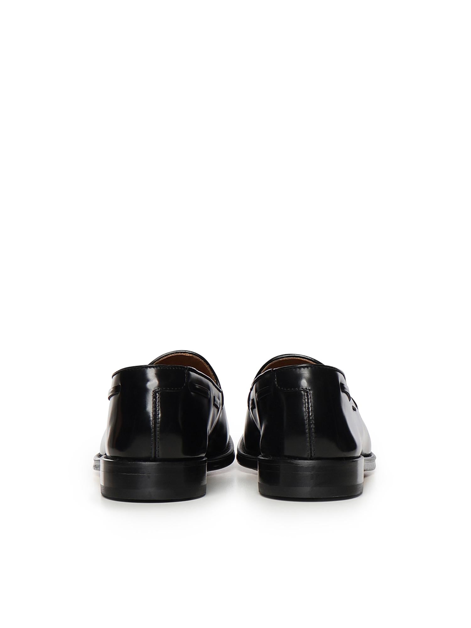Mocassino con nappine in pelle DU3339ORVNUY007 NN00 DOUCAL'S 