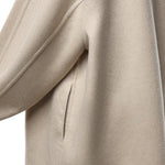 Cappotto asimmetrico in cashmere double face AA9M1207T500D 110 ALAIA 