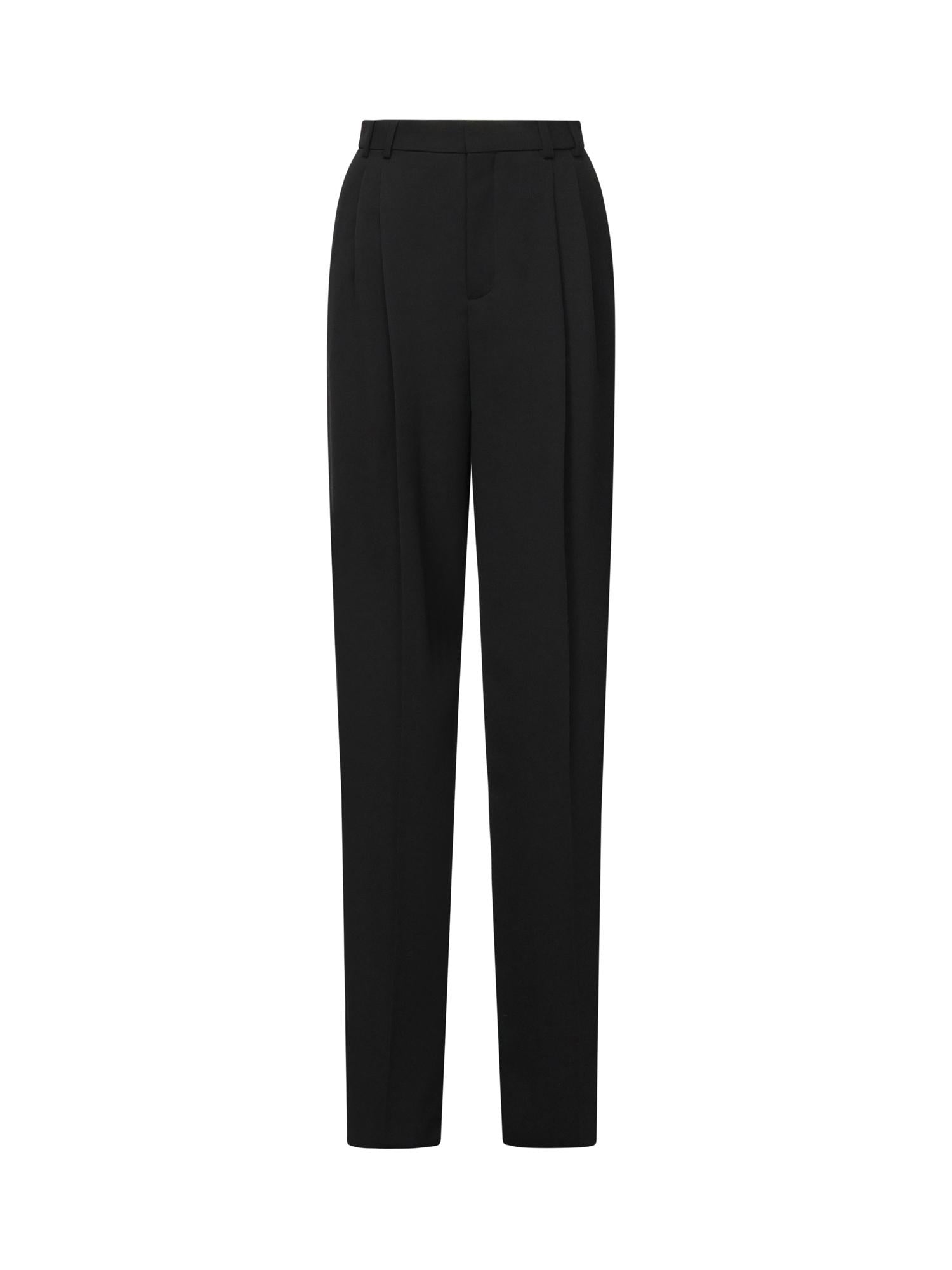 Pantaloni in grain de poudre 796875 Y7E631000 SAINT LAURENT 