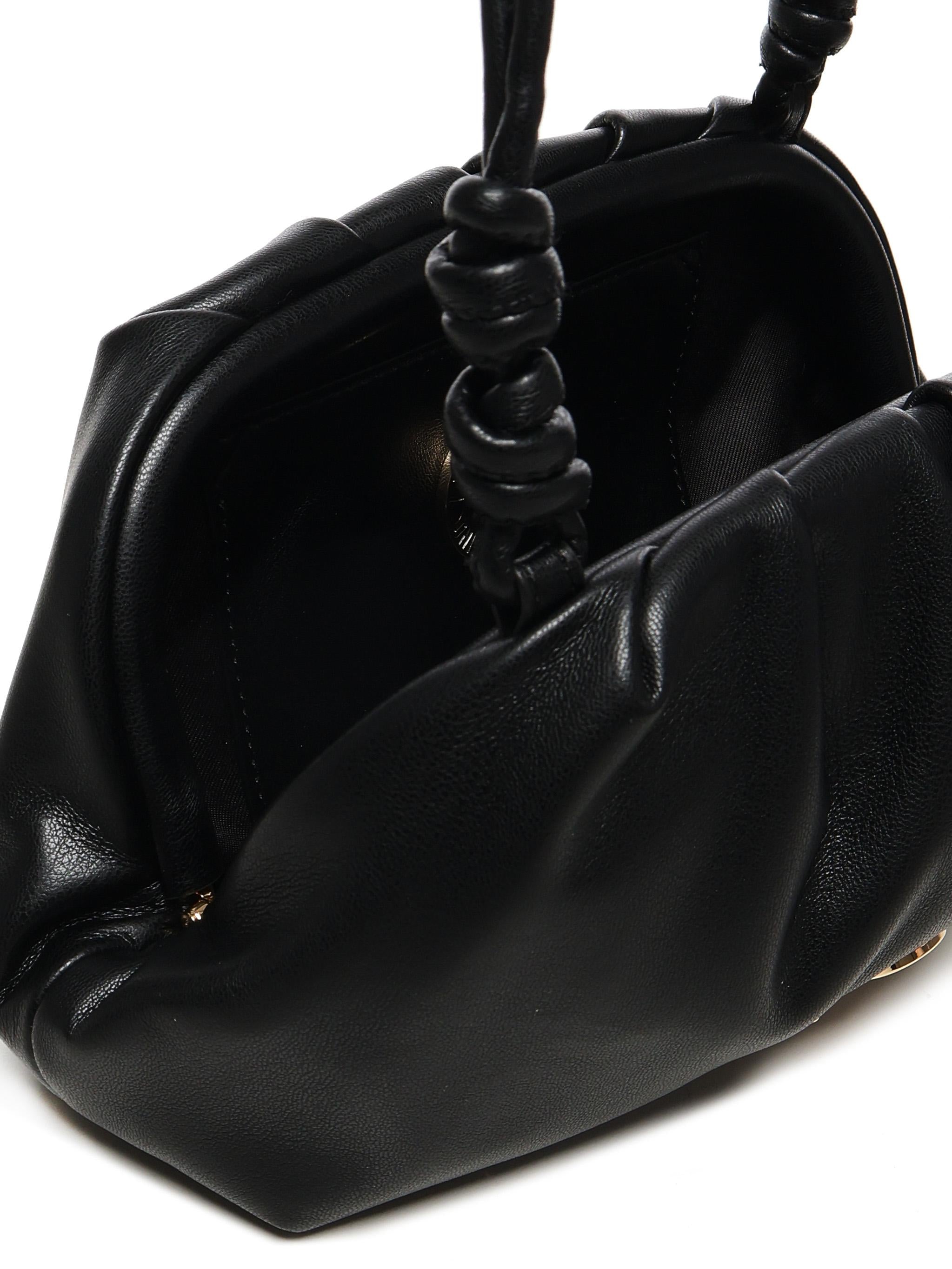 Borsa a tracolla in pelle<BR/> JC4286PP0MKK0 000 LOVE MOSCHINO 