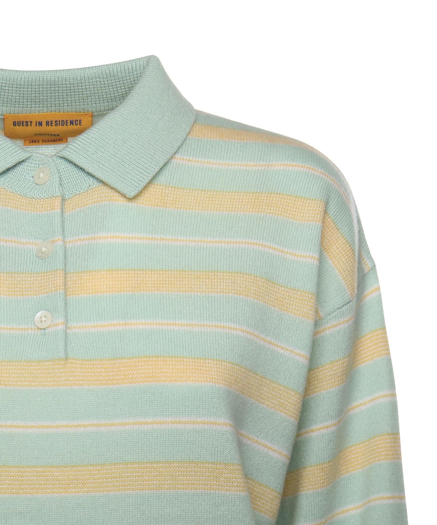 Polo Collegiate Stripe in cashmere W38510JL SEAGLASS COMBO GUEST IN RESIDENCE 