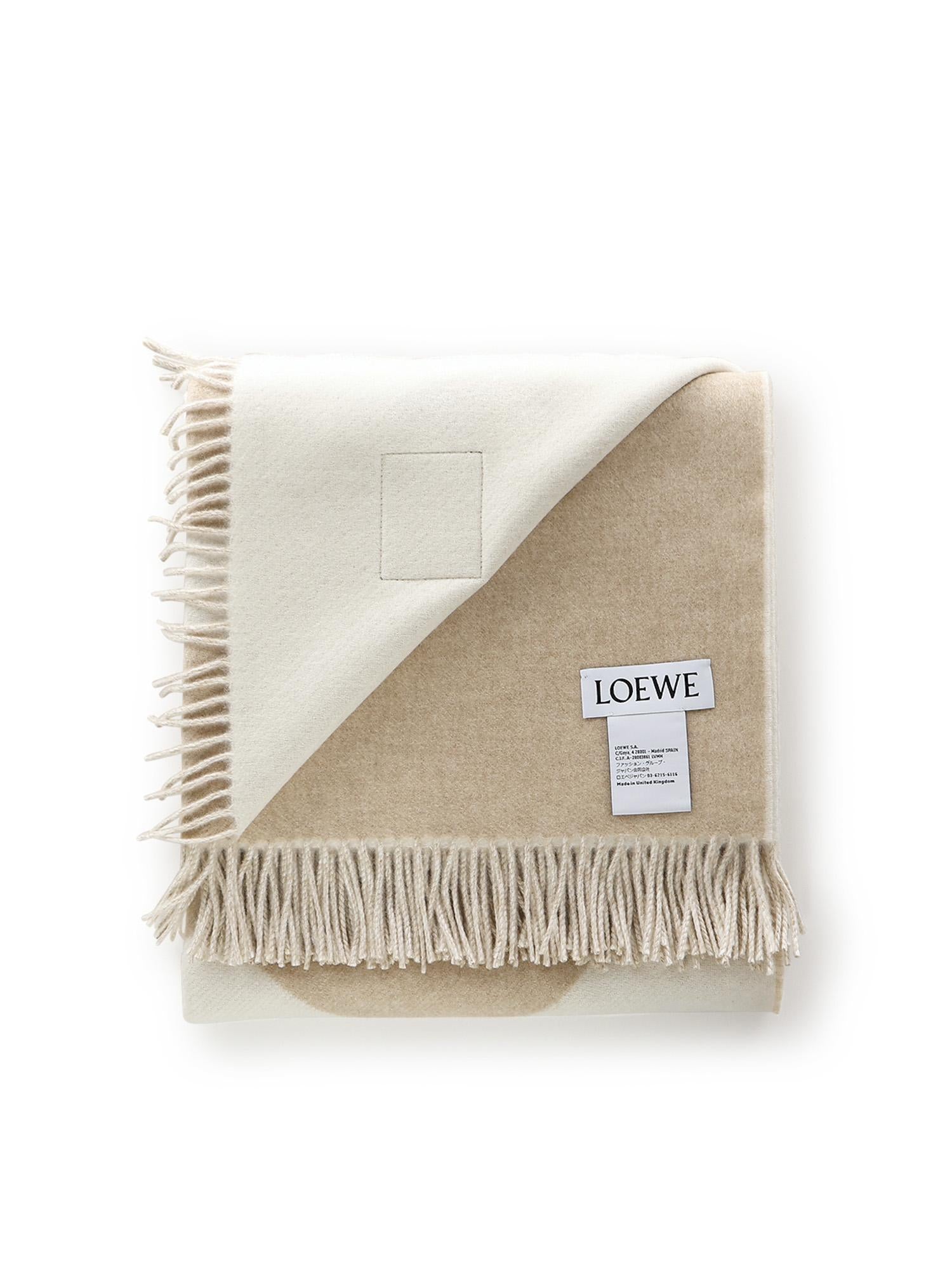 Coperta in lana e cashmere TSF3HM1W02 2692 LOEWE 