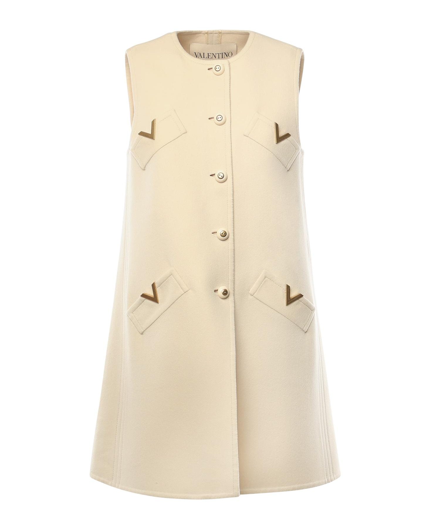 Gilet in compact drat 7B3CF7T0 6JAET5 VALENTINO GARAVANI 