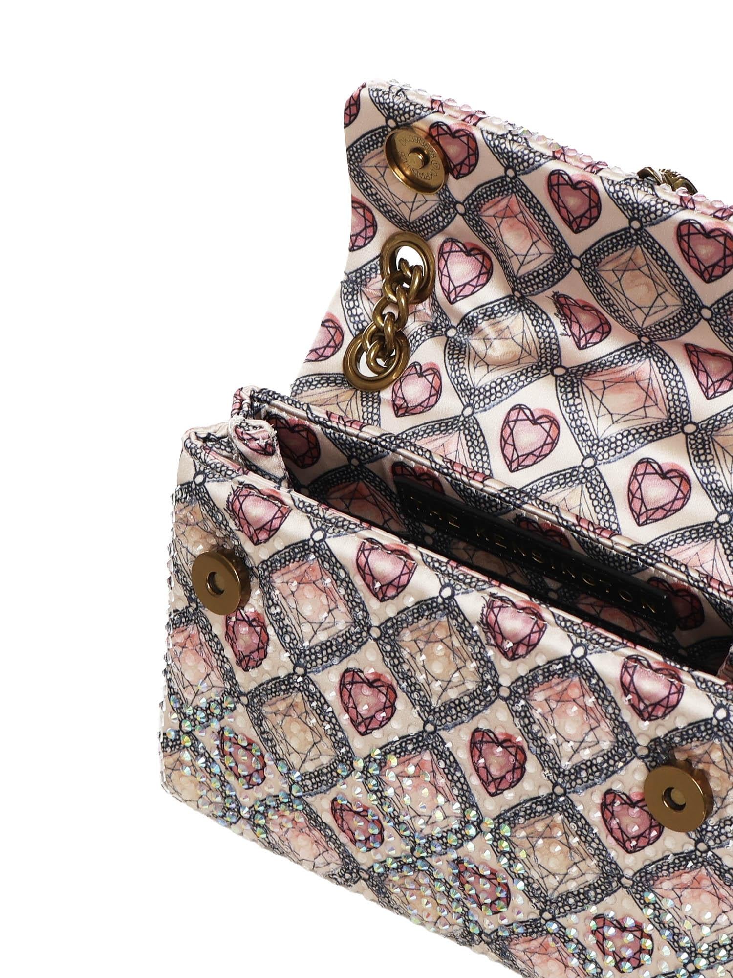 Mini bag Kensington con cristalli 5018143609 BEIGE KURT GEIGER 
