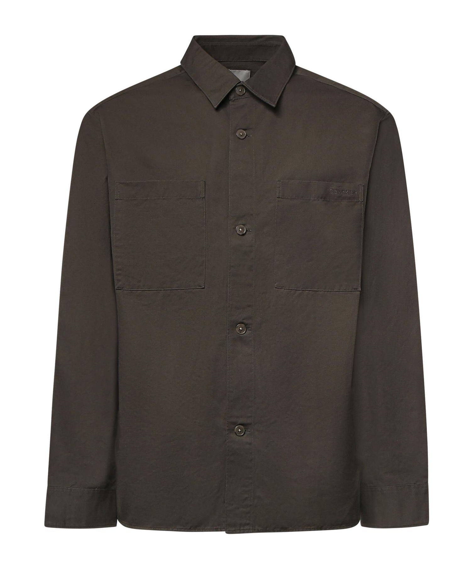 Camicia in misto cotone con logo LV04LG104G PAR CALVIN KLEIN 