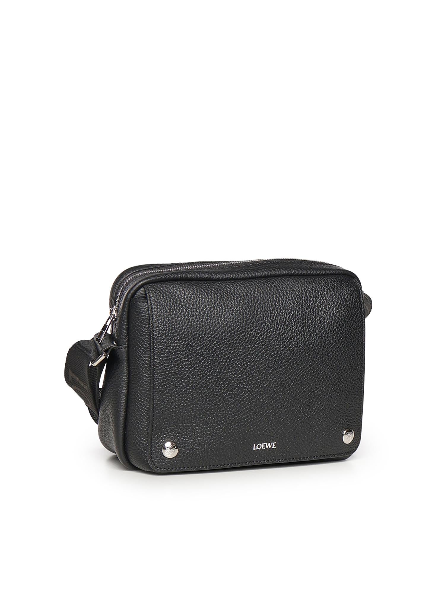 Borsa messenger Pebble media in pelle BANBA73X07 1100 LOEWE 