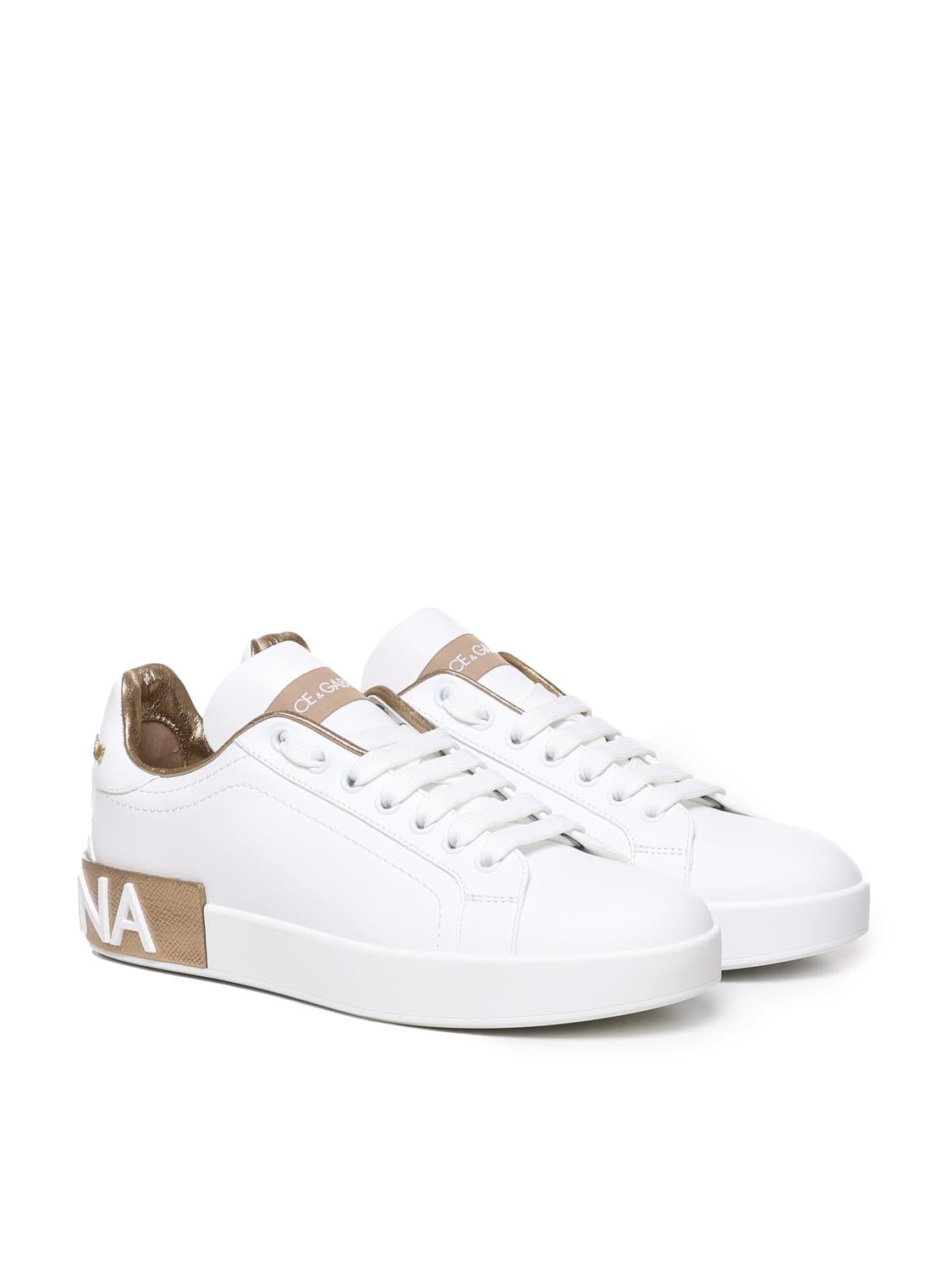 Sneakers Portofino in pelle di vitello CK1544 AX6158L315 DOLCE & GABBANA 