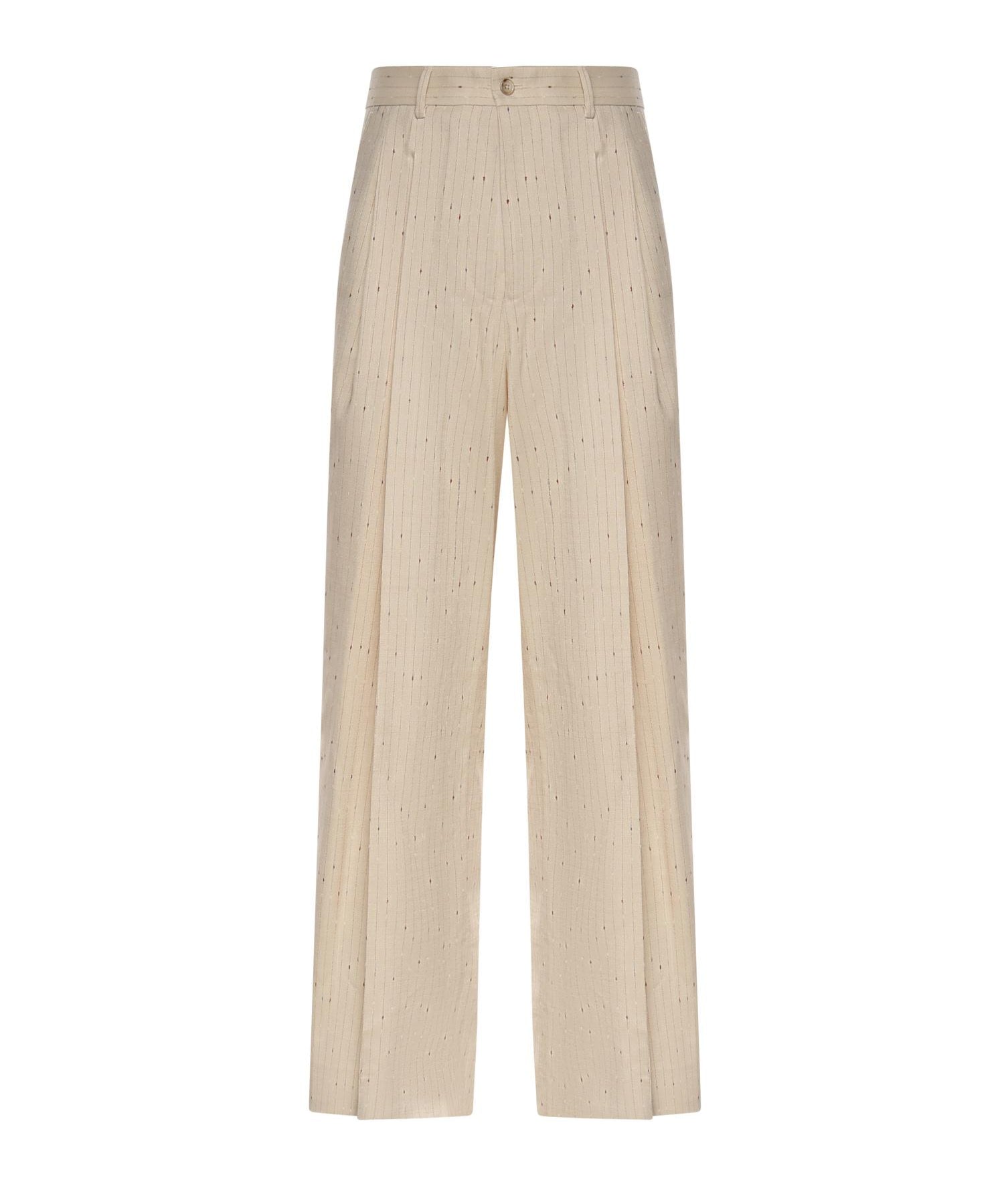 Pantaloni gessati GP20WT FBMFWS8051 DOLCE & GABBANA 