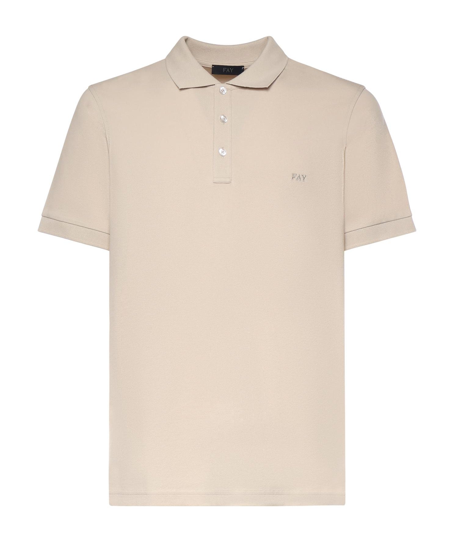 Polo in piquet stretch NPMB252144STDW C002 FAY 