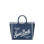 Borsa a mano Vanity in canvas di cotone VAMI001 03274H MC2 SAINT BARTH 