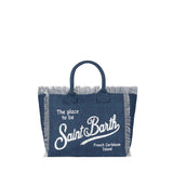 Borsa a mano Vanity in canvas di cotone VAMI001 03274H MC2 SAINT BARTH 