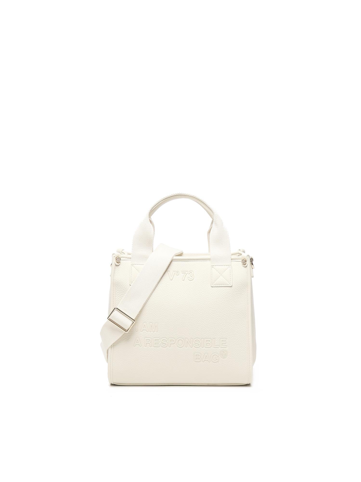 Borsa shopping Responsibility Now 73BS8F301 RESPONSIBILITY NOWOFF WHITE V° 73 