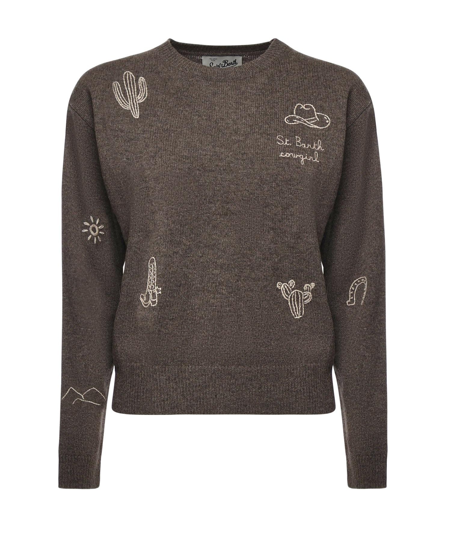 Maglione con logo LUOI008 02141I MC2 SAINT BARTH 