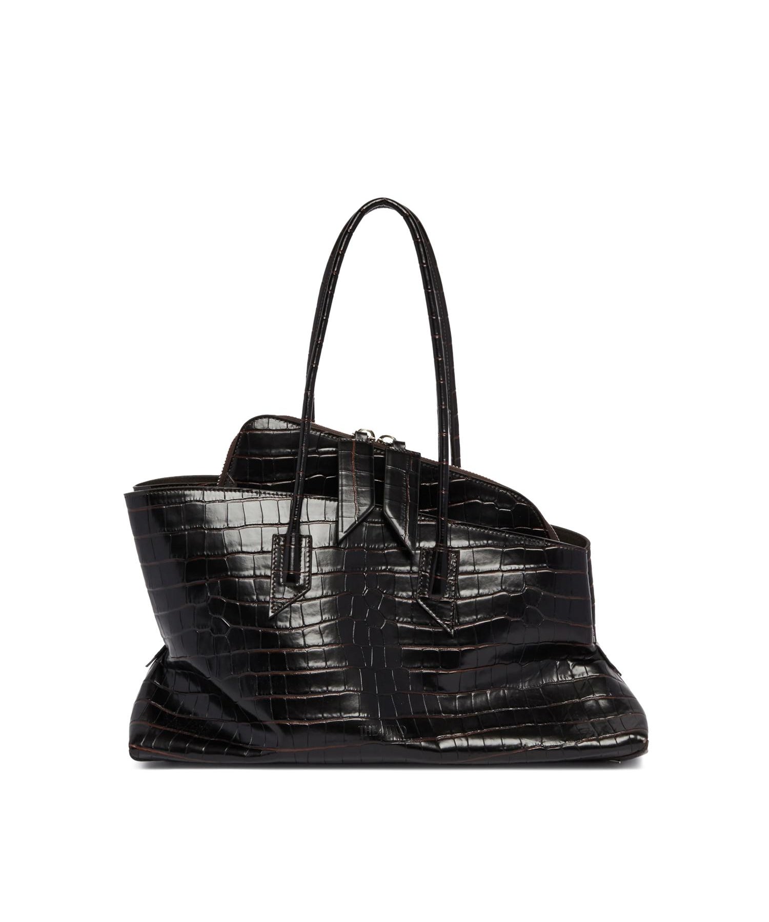 Borsa La Passeggiata Medium in pelle 250WAH00054 LBT021PR207 THE Attico 