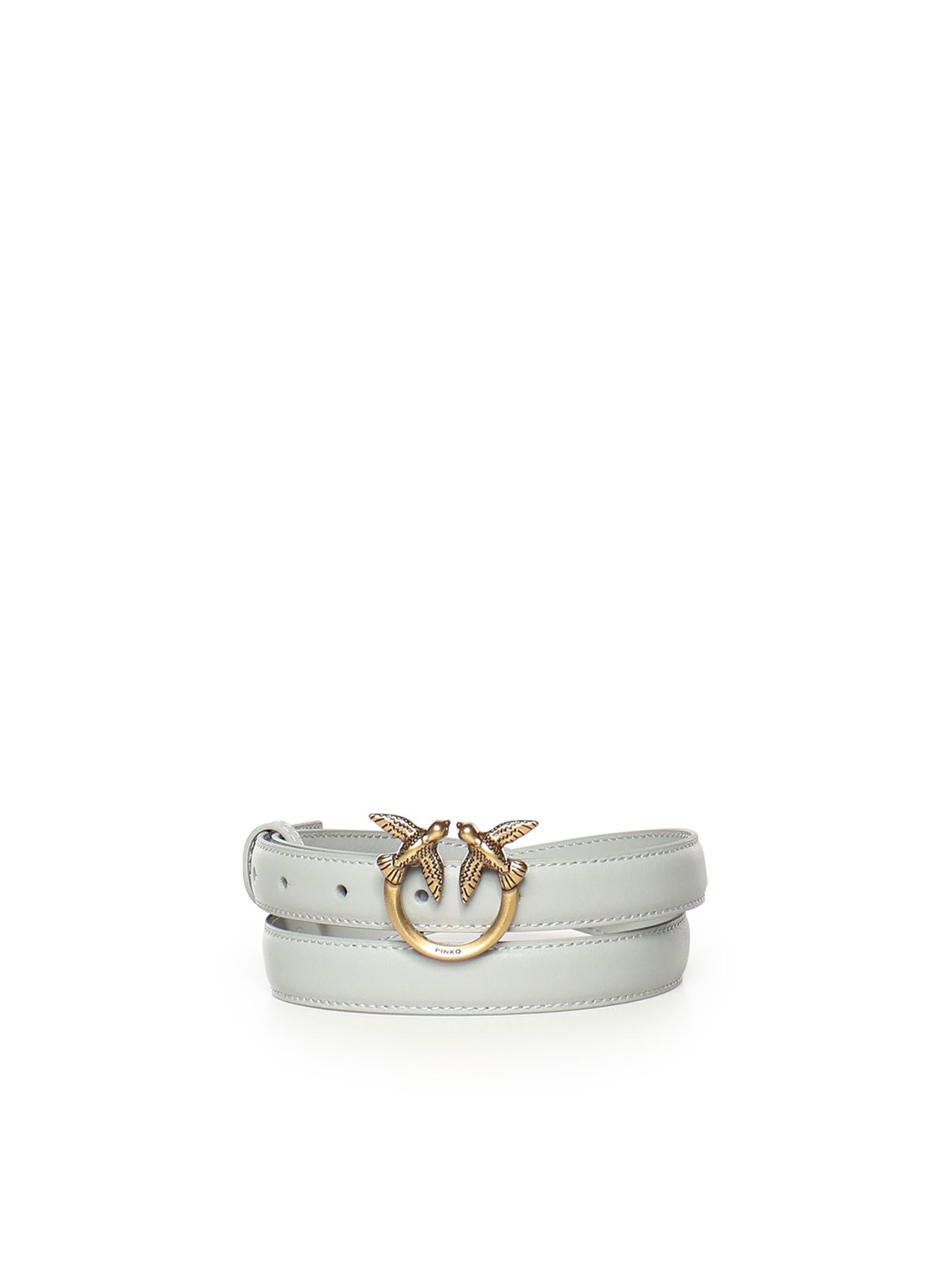 Cintura sottile Love Birds in pelle 100143 A0F1K32Q PINKO 