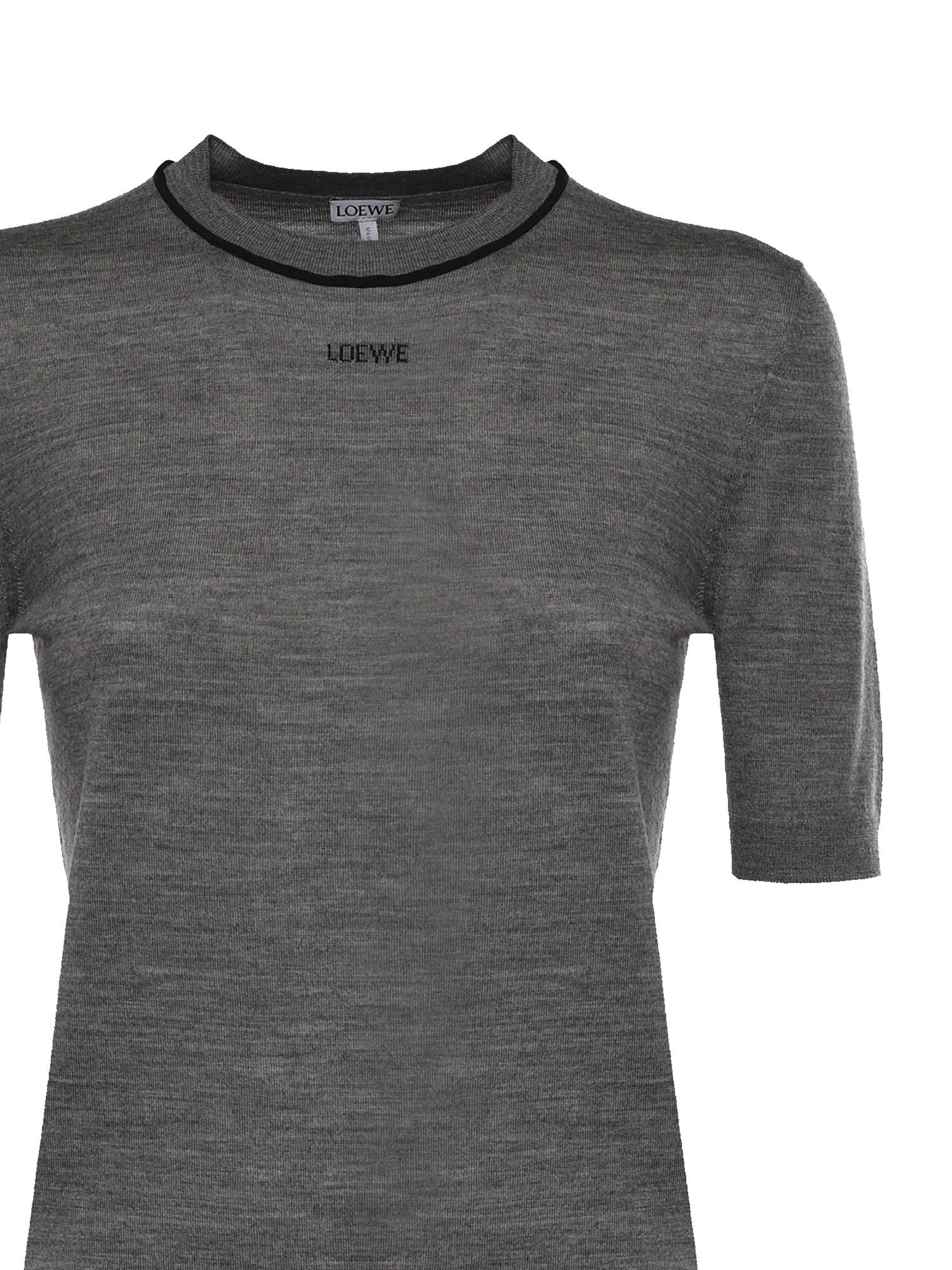 Maglione in lana con logo S359Y55K43 4004 LOEWE 