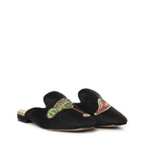 Mule Embroidered 5387700069 BLACK KURT GEIGER 