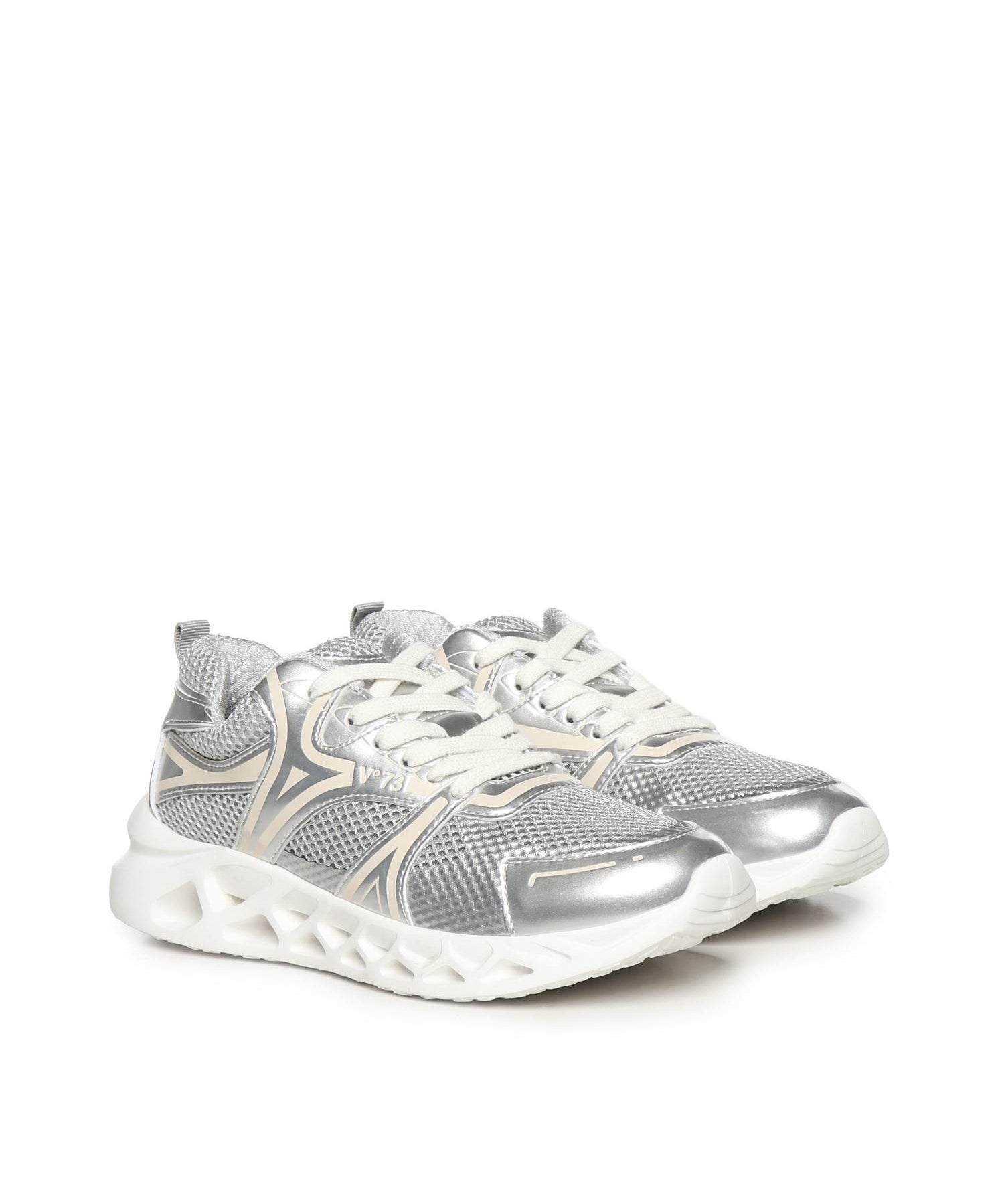 Sneaker Alene con logo 73SC9XV01MET ALENE SNEAKERSARGENTO V° 73 