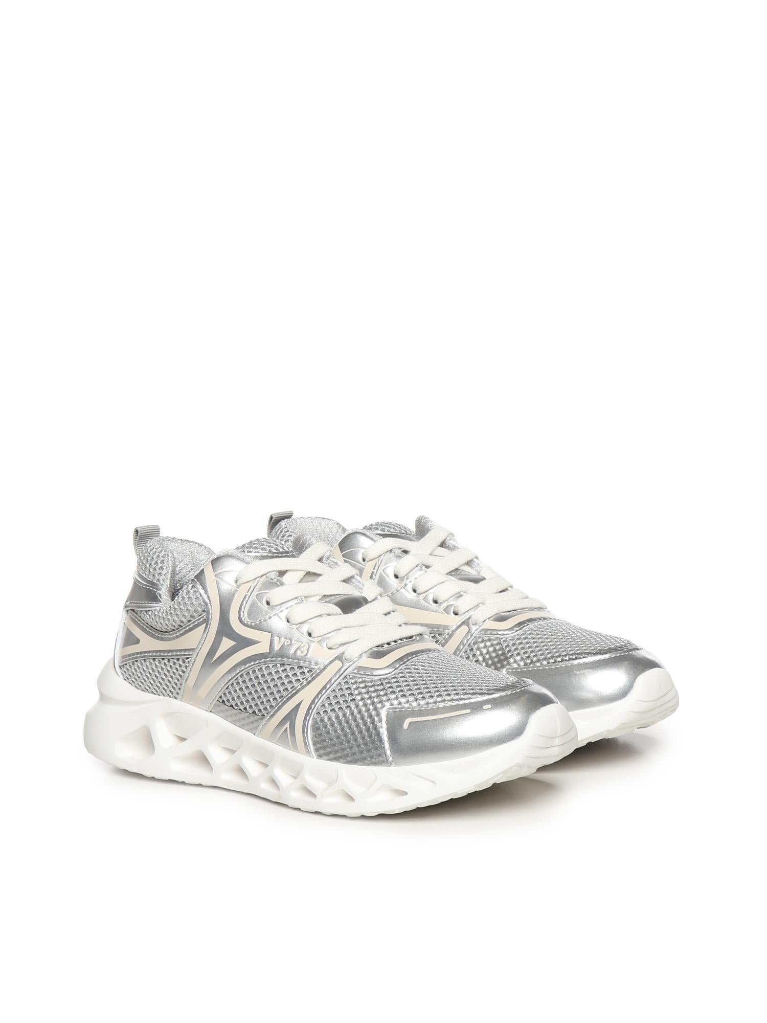 Sneaker Alene con logo 73SC9XV01MET ALENE SNEAKERSARGENTO V° 73 
