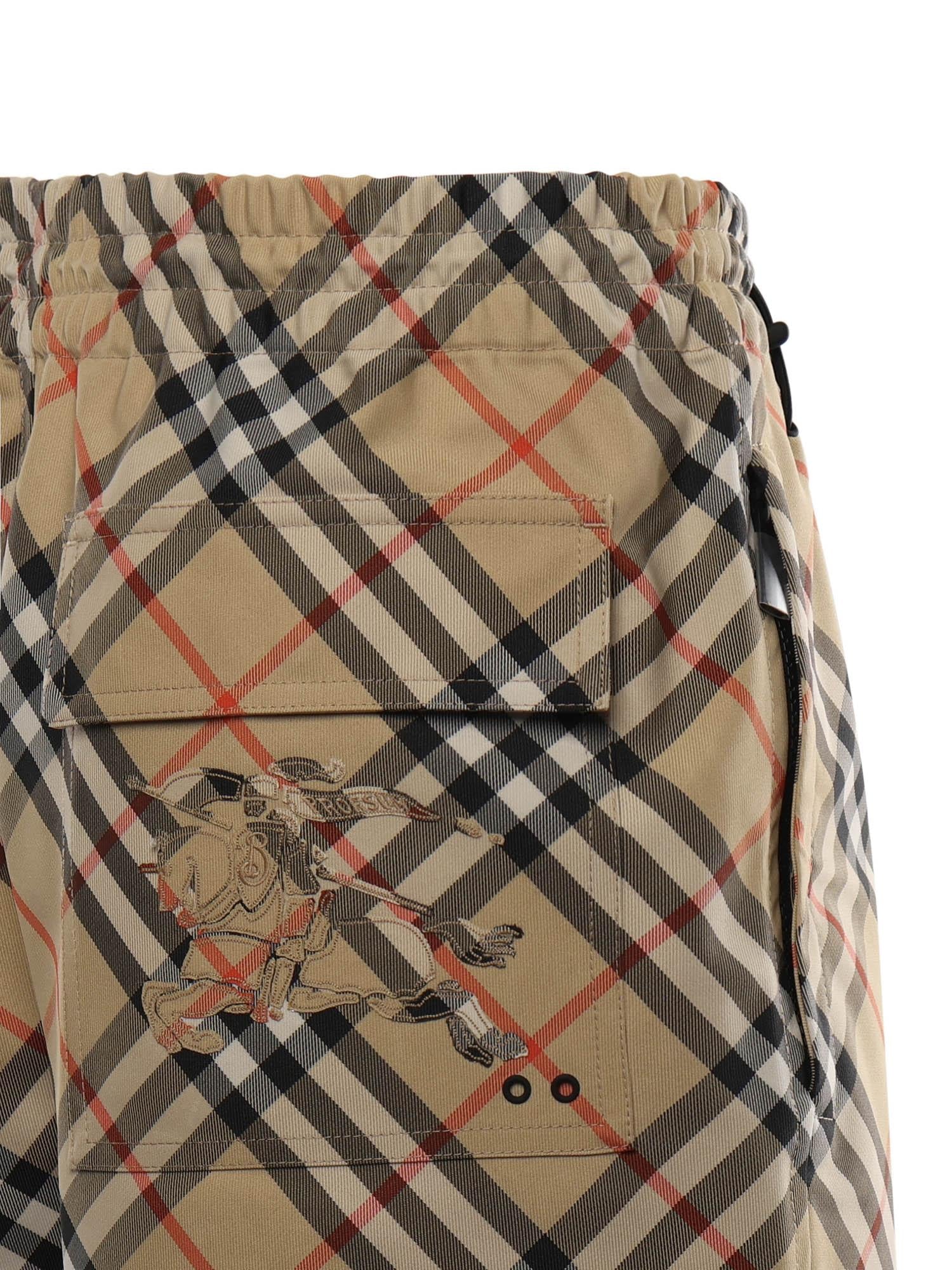 Shorts Check 8105509 B9368 BURBERRY 