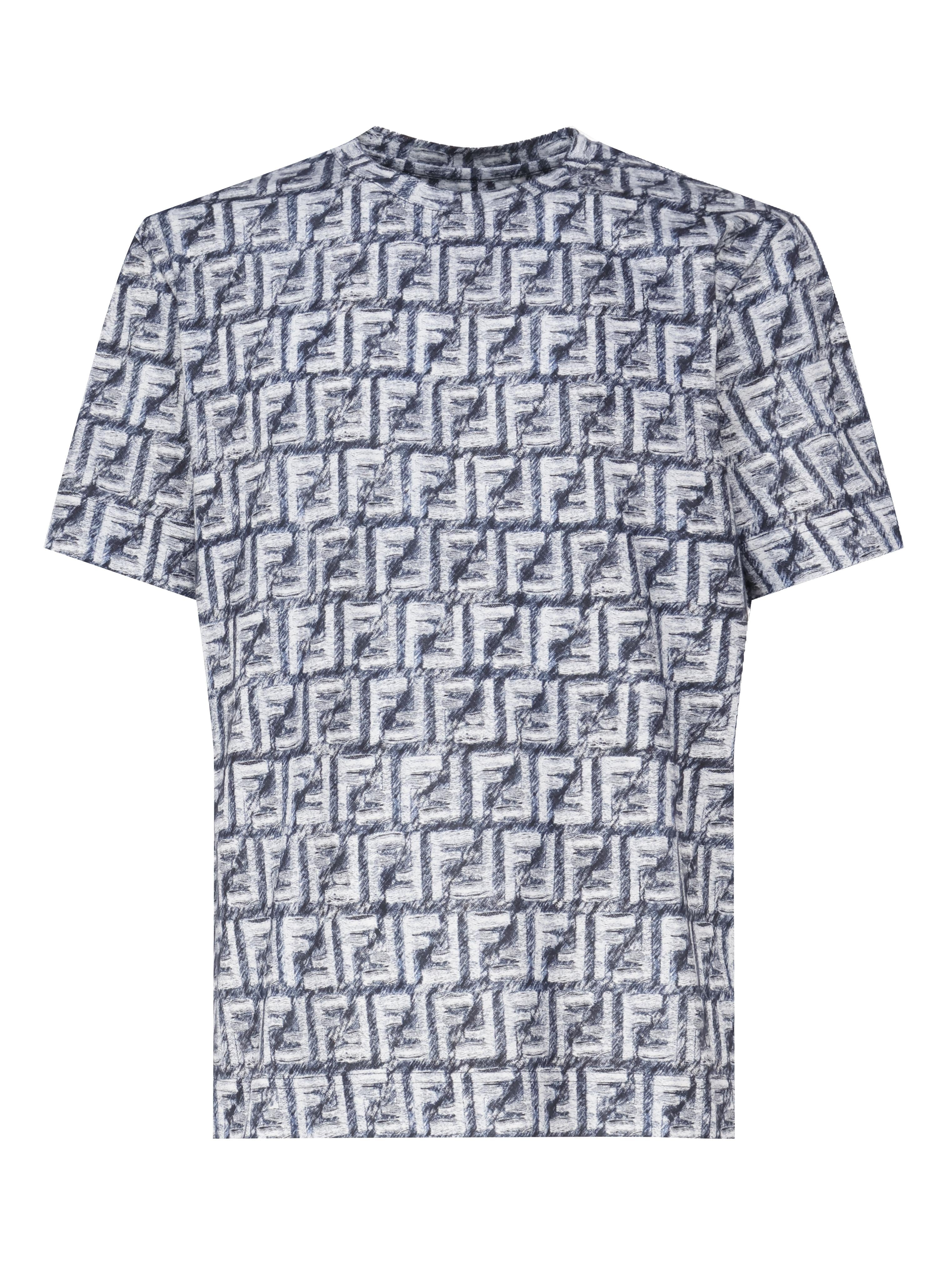 Multi Logo T-shirt FY0936 AR79F04V6 FENDI 