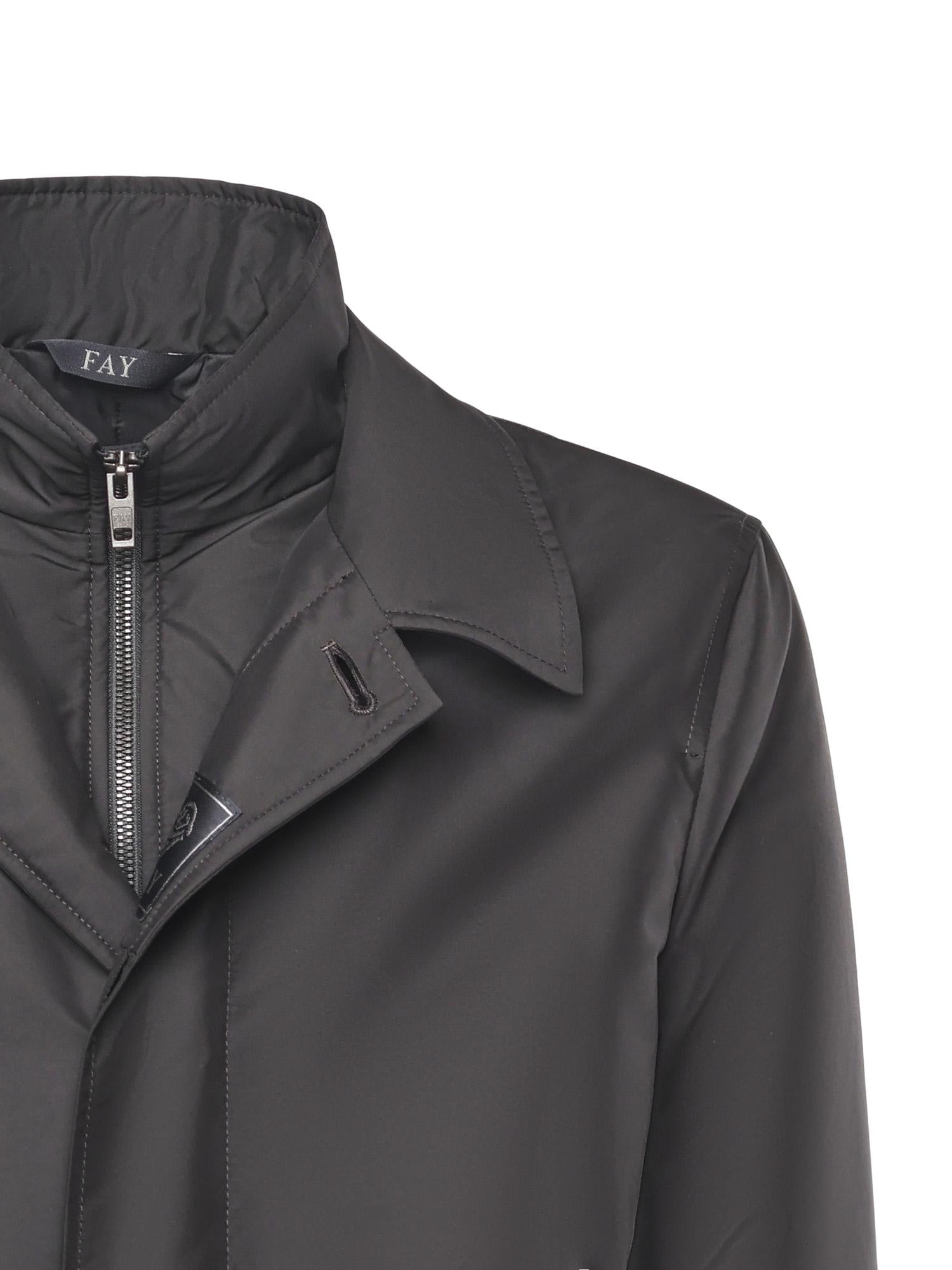 Morning coat in popeline tecnico NAM62510160AXX B999 FAY 