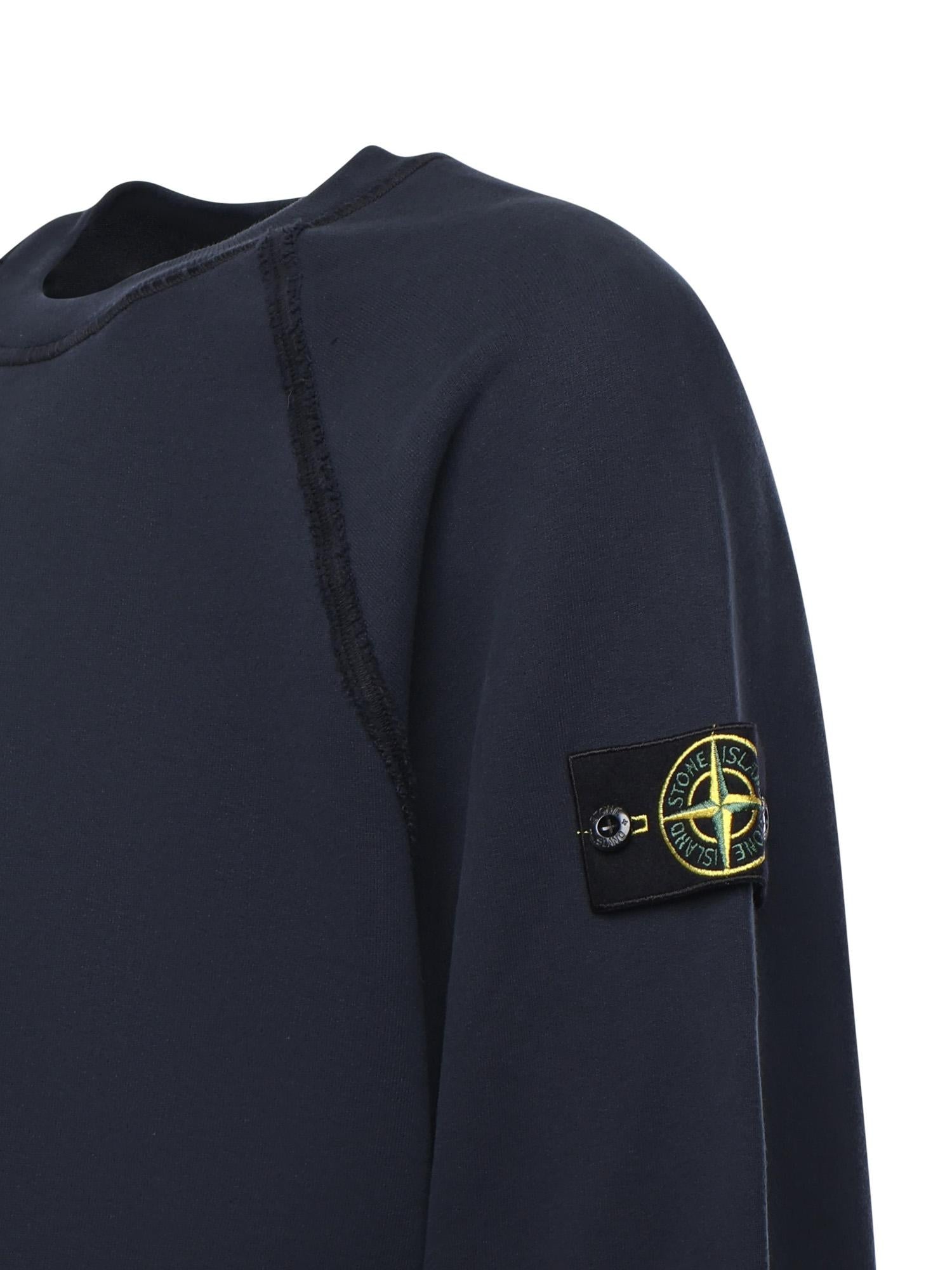 Felpa in cotone biologico con logo K2S156100022 S0A20V0020 STONE ISLAND 