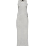 Vestito smanicato in maglia metallizzata 105146 A2LOI12 PINKO 