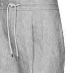 Pantaloni in tela di lino délavé GP12PT FU4MFS8290 DOLCE & GABBANA 