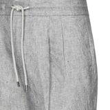 Pantaloni in tela di lino délavé GP12PT FU4MFS8290 DOLCE & GABBANA 