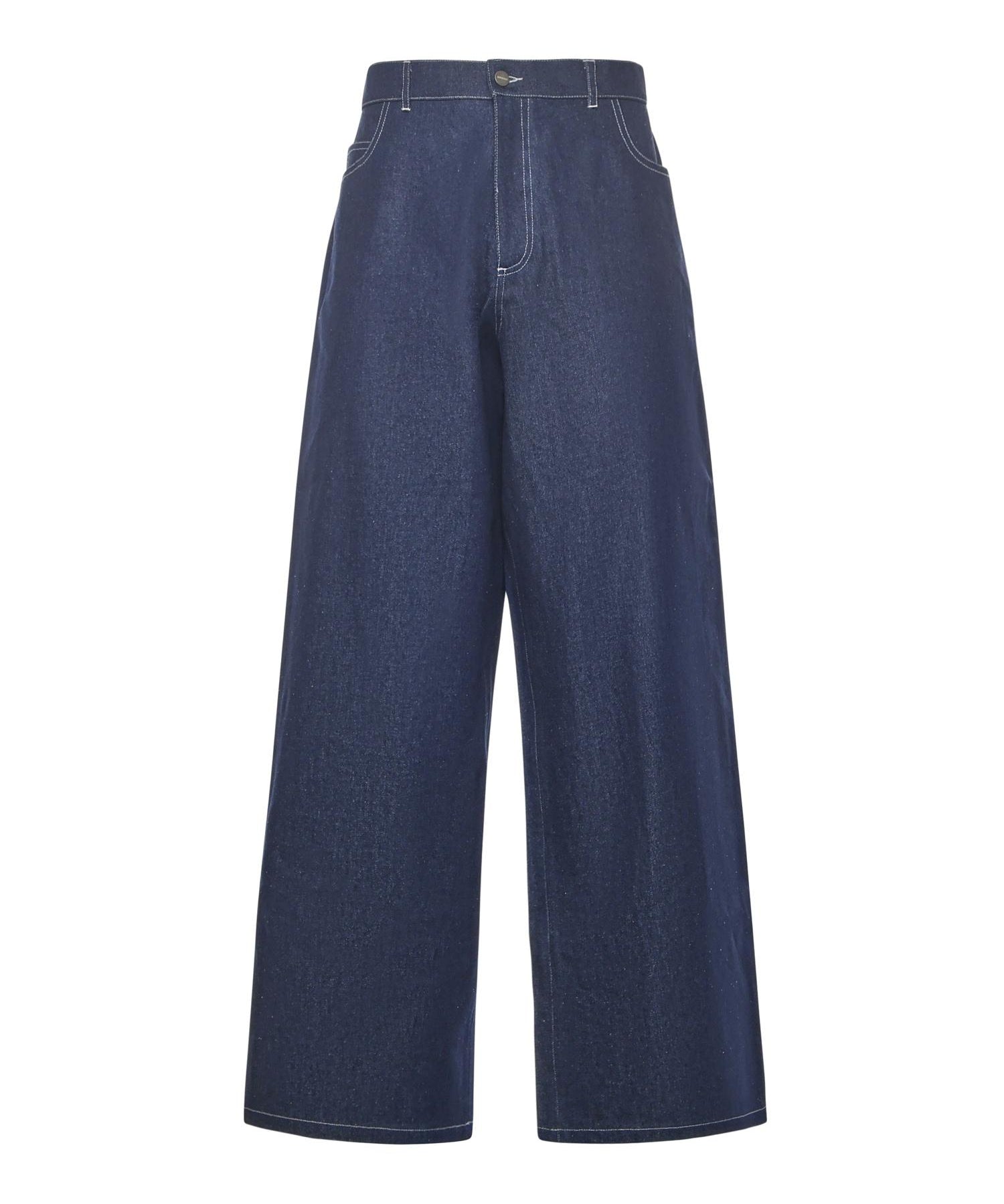 Jeans "Super loose" in denim PJ001003 BLU BONSAI 