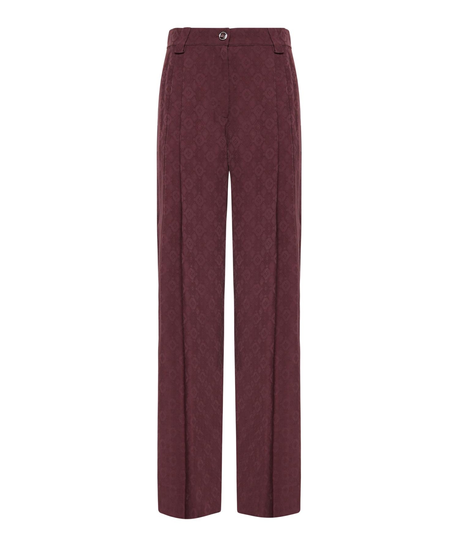 Pantaloni in jacquard con motivo cravatteria 106203 A33HRR7 PINKO 