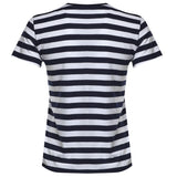 T-shirt in cotone a righe con logo 211B17779 003 POLO RALPH LAUREN 