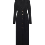Cardigan maxi in misto viscosa 5BGR01 5890ZJBLK MARCIANO BY GUESS 